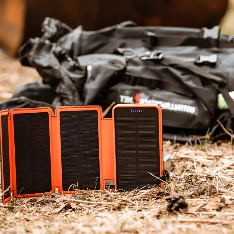 EcoCharge | High-Capacity Solar Power Bank for Ultimate Independence