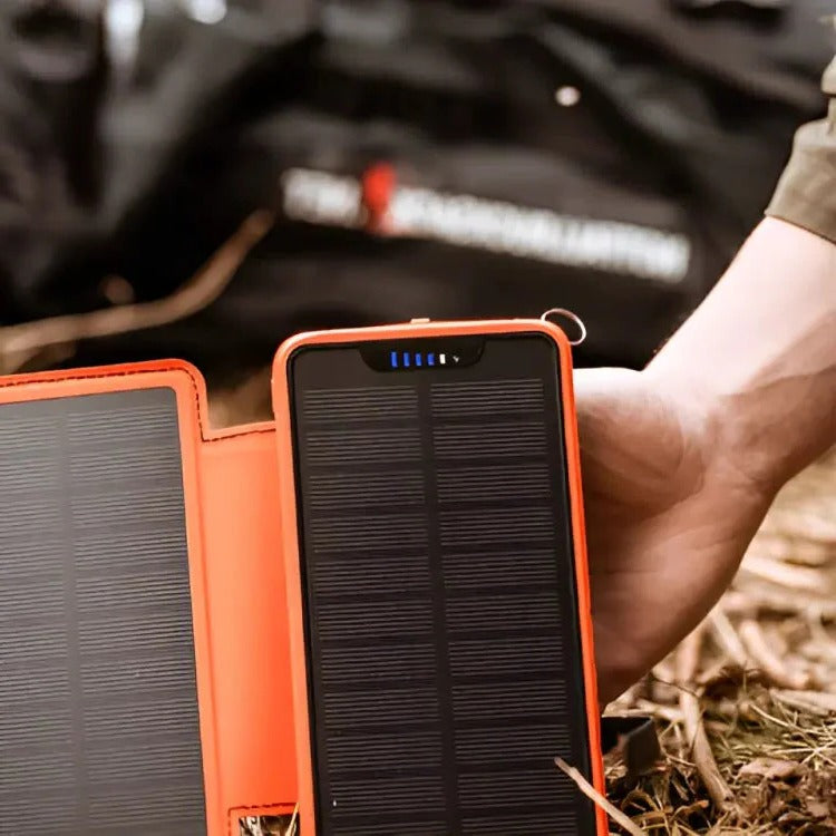 EcoCharge | High-Capacity Solar Power Bank for Ultimate Independence