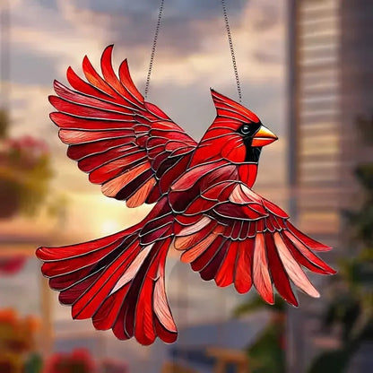 JoyWings | Coloured Window Hanger with Hummingbird Sun Catcher