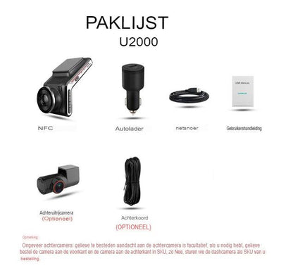 VisionRide | 4K Dash Cam with Front & Rear View