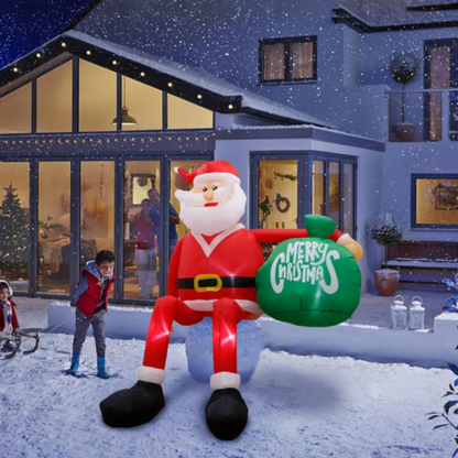 ClimbSanta | Giant 245 Inflatable LED Santa Claus