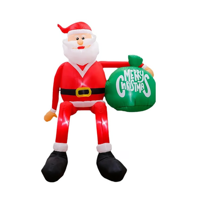 ClimbSanta | Giant 245 Inflatable LED Santa Claus