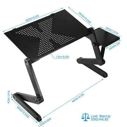 PosturaPro | Height-adjustable table stand against neck pain