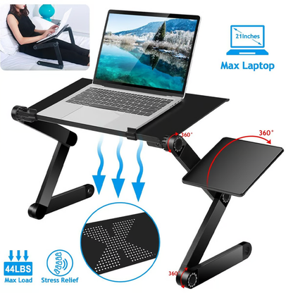 PosturaPro | Height-adjustable table stand against neck pain