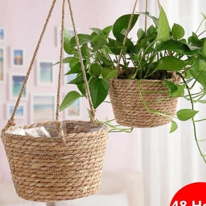 SwingScape | Minimalist and Elegant Woven Plant Holder