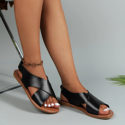 Savannah | Women's Leather Sandals with Buckle