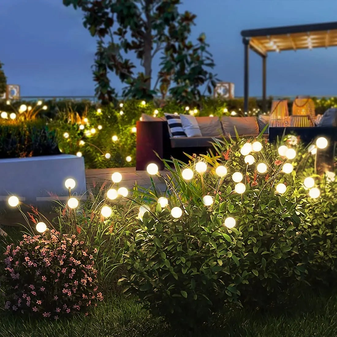 HarmonyHaven | Vibrant & Elegant Garden Lighting