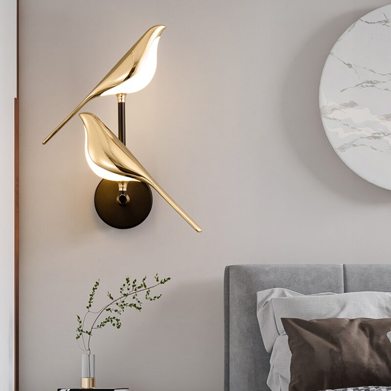 FeatherLight | Artistic Bird Wall Lamp