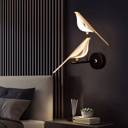 FeatherLight | Artistic Bird Wall Lamp