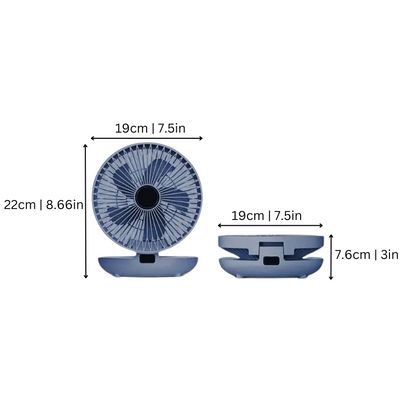 BreezeMate | Compact 120° Table & Wall Fan