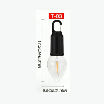 GlowCamp | Rechargeable retro lamp for indoors and outdoors
