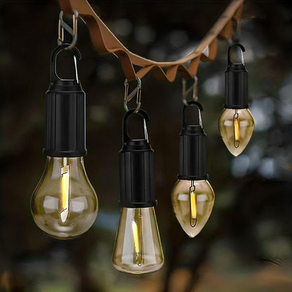 GlowCamp | Rechargeable retro lamp for indoors and outdoors