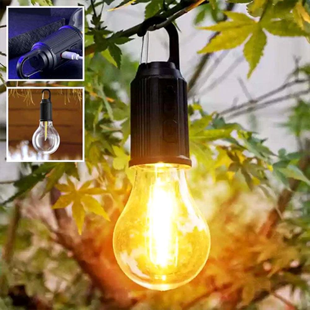 GlowCamp | Rechargeable retro lamp for indoors and outdoors