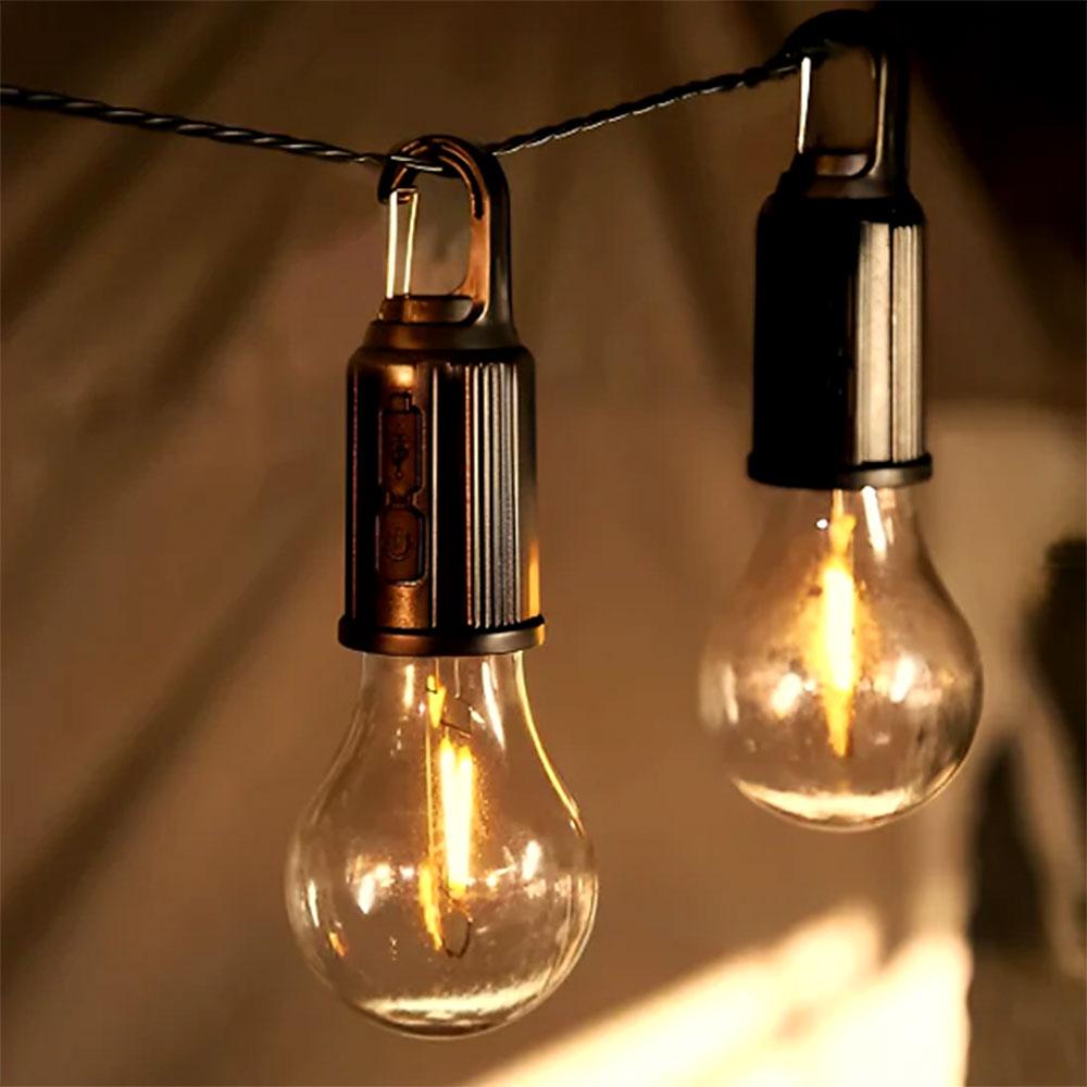 GlowCamp | Rechargeable retro lamp for indoors and outdoors