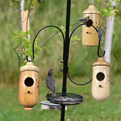 HummiHome | Cute Resin Hummingbird House for Spring & Garden