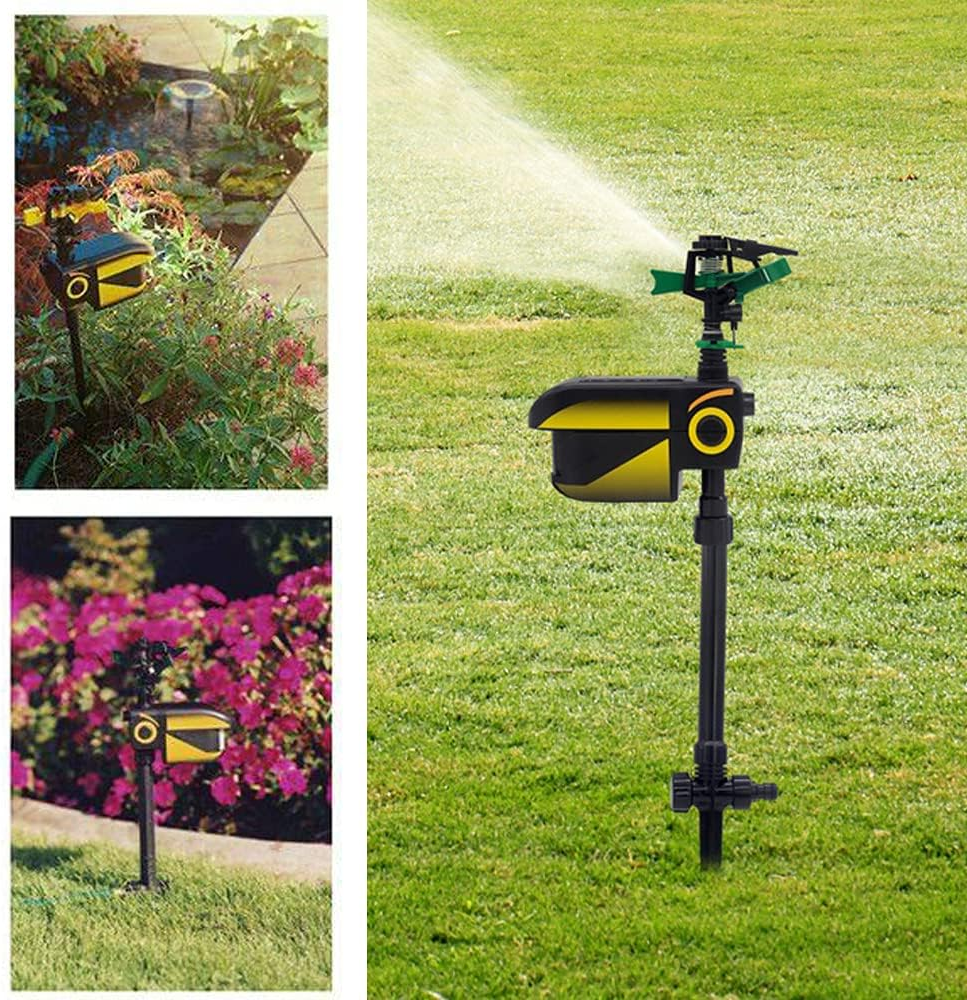 EcoRepel | Solar Animal Deterrent with 120° Infrared Detection