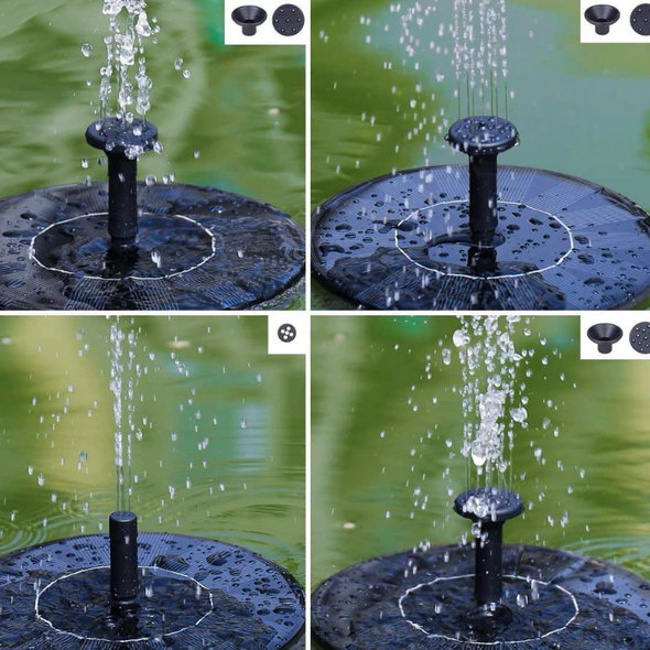ZenDrop | Solar-Powered Garden Fountain Pump