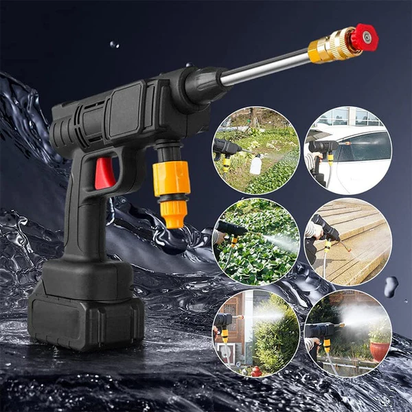 WashForce | Cordless Portable High-Pressure Spray Gun Set