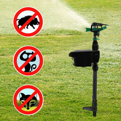EcoRepel | Solar Animal Deterrent with 120° Infrared Detection