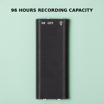 VoiceNote | Mini Dictaphone with Voice Activation & 96h Battery Life