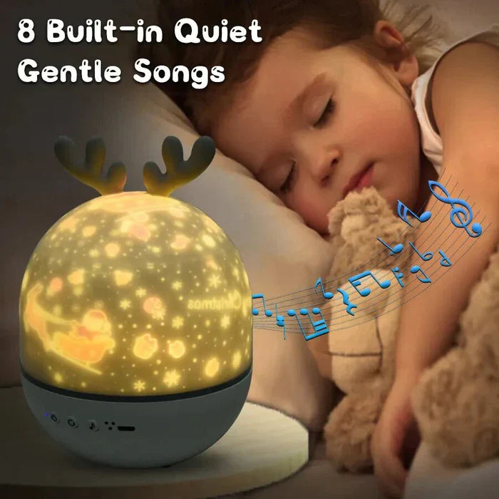AntlerGlow | Soothing Night Lamp & Music Projector