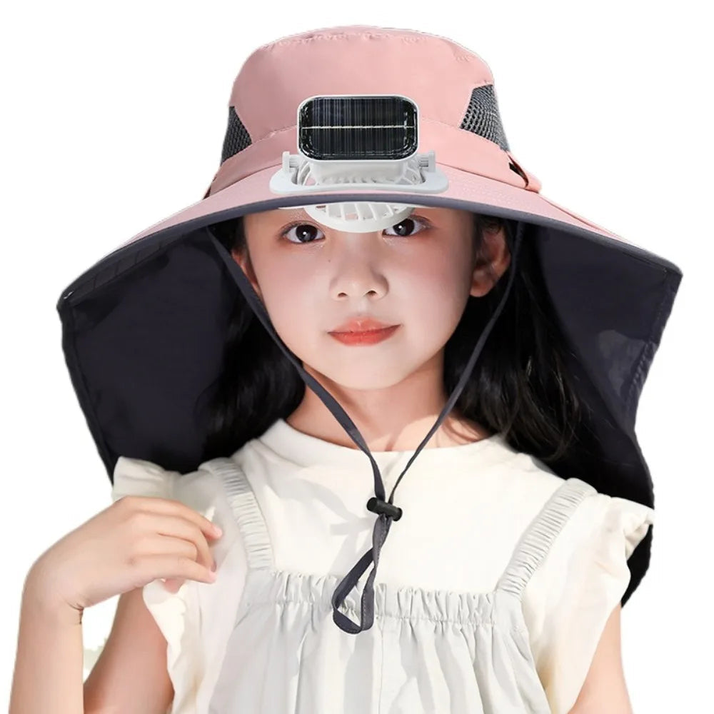 SunBreeze | Adjustable Kids' Solar Fan Hat