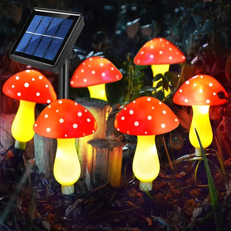 SolaraGarden | Modern & Elegant Solar Mushroom Lamps