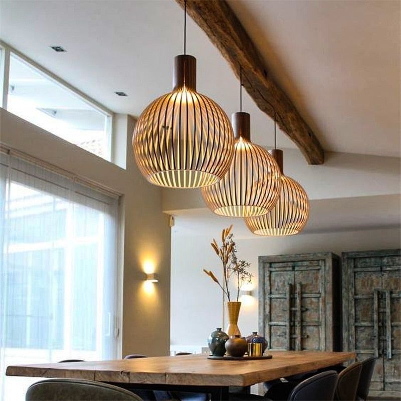 LignaLuxe | Handmade Wooden Pendant Light