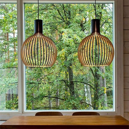 LignaLuxe | Handmade Wooden Pendant Light