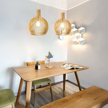 LignaLuxe | Handmade Wooden Pendant Light