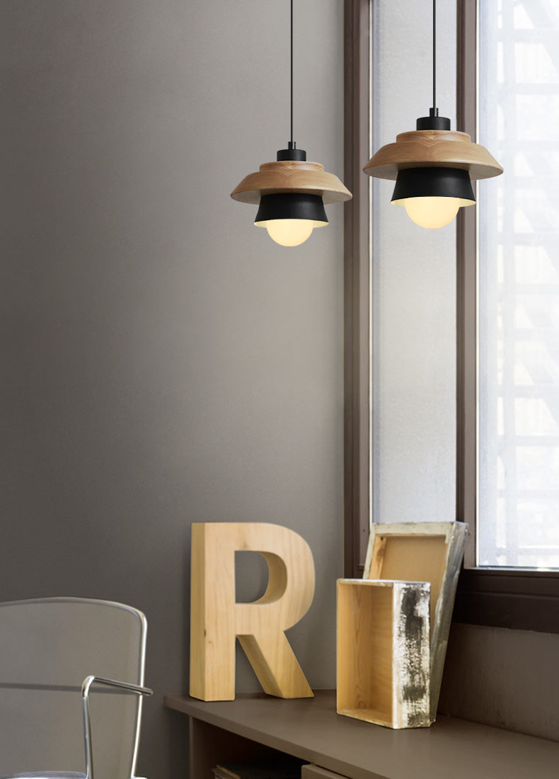 PineDrop | Modern Nordic Wooden Pendant Light