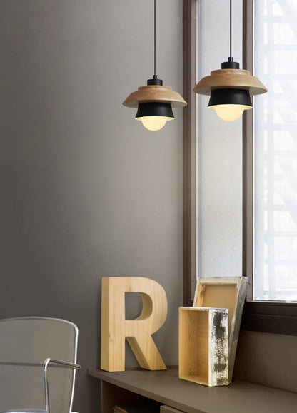 PineDrop | Modern Nordic Wooden Pendant Light