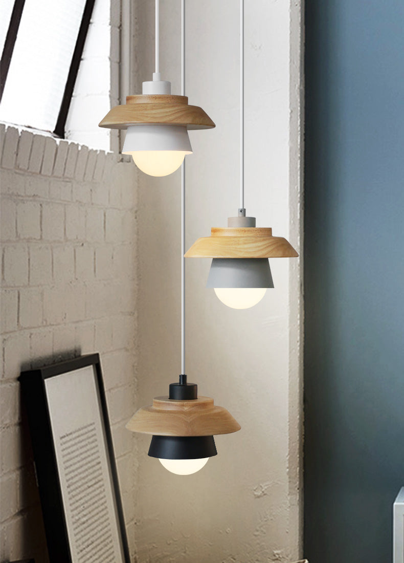 PineDrop | Modern Nordic Wooden Pendant Light