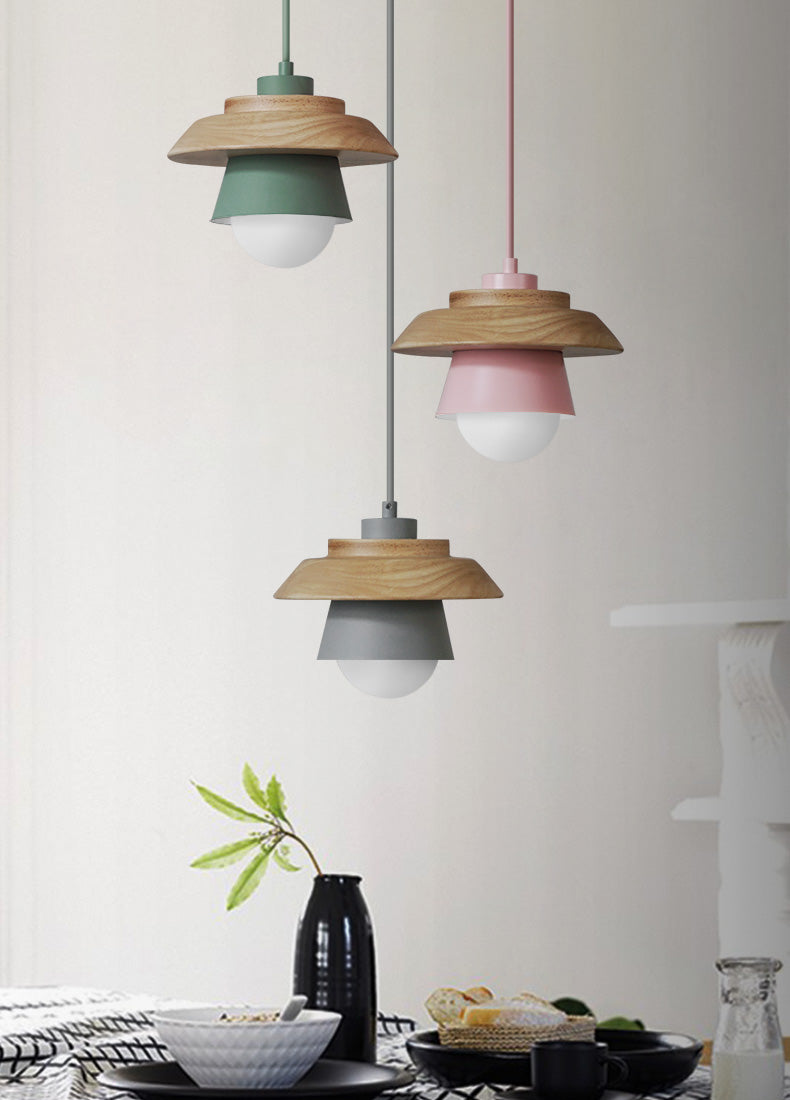 PineDrop | Modern Nordic Wooden Pendant Light