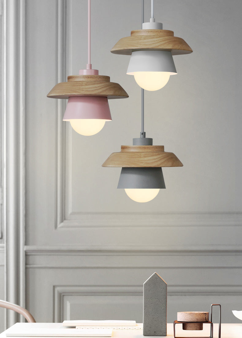 PineDrop | Modern Nordic Wooden Pendant Light