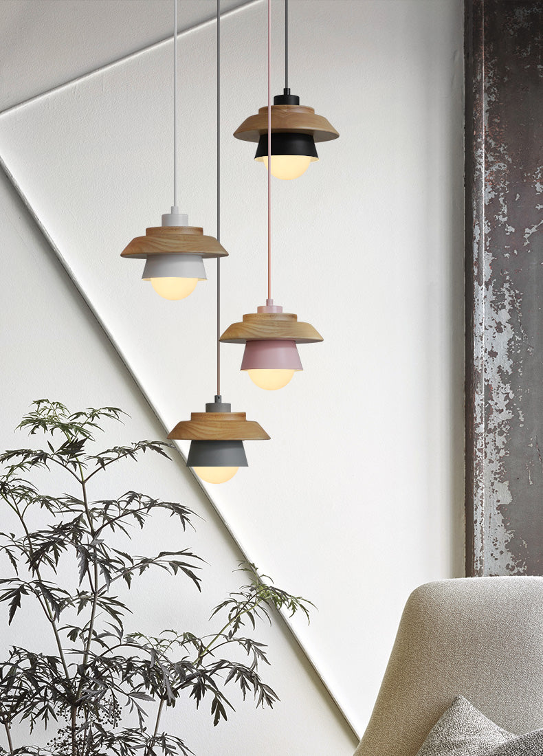 PineDrop | Modern Nordic Wooden Pendant Light