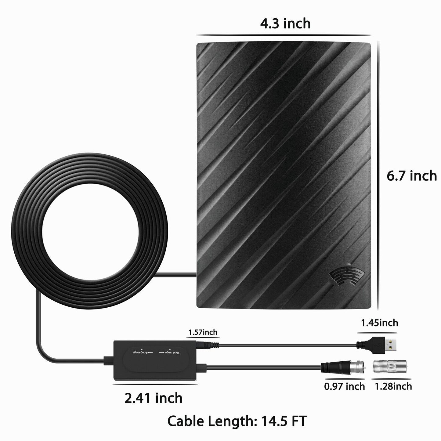 FreeView | 4K HDTV antenna with 600 miles range