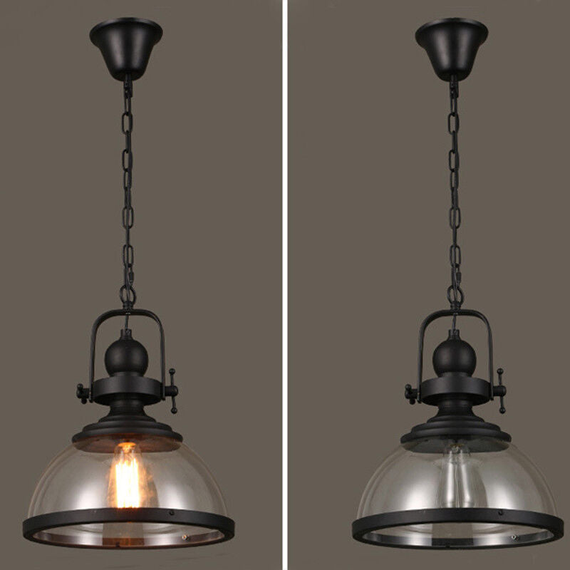 DomeLuxe | Antique Glass Iron Retro Industrial Chandelier Pendant Ceiling Lights