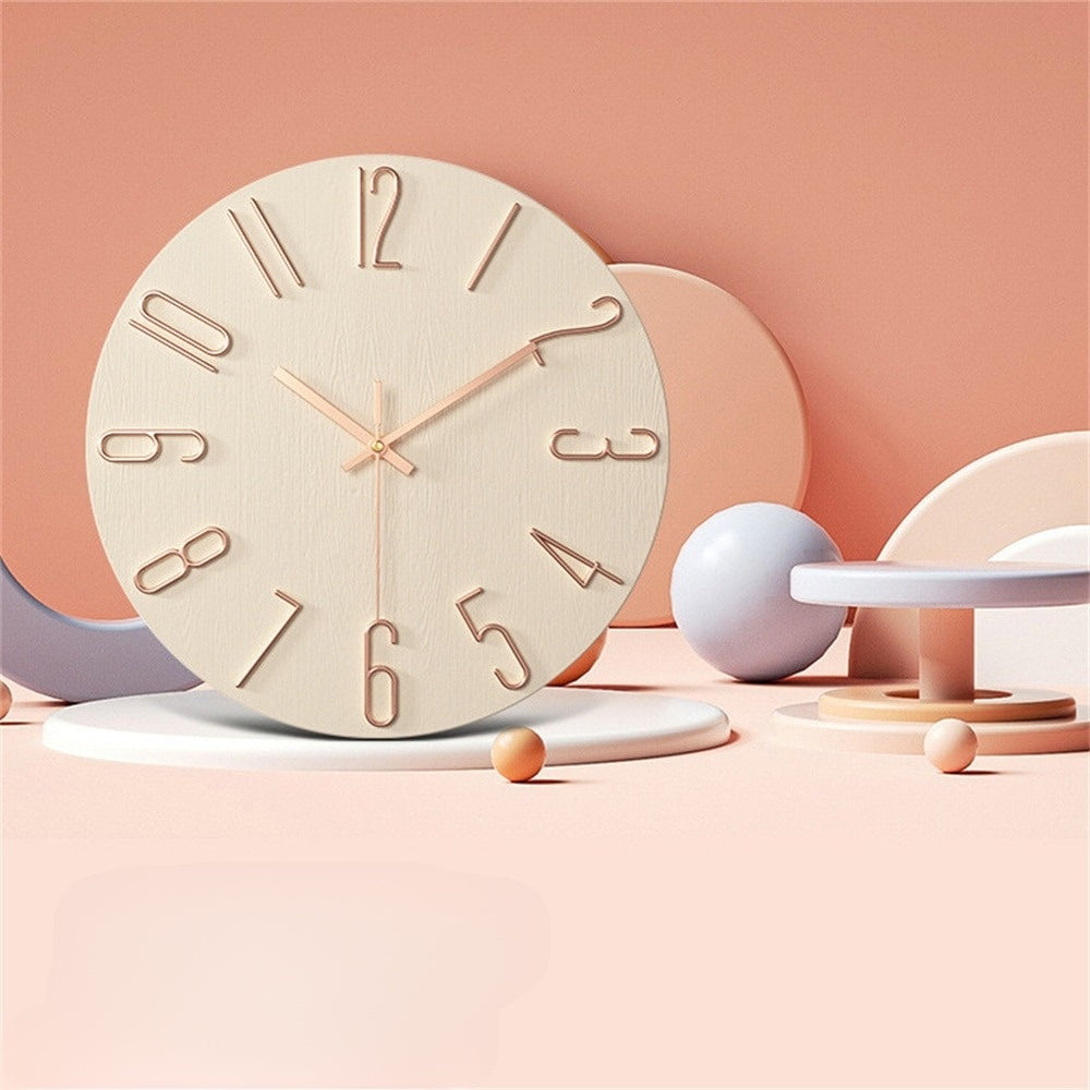 RegalTime | Modern Wall Clock with Gold Accent