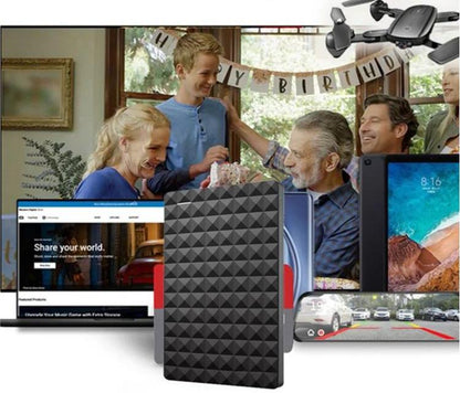 DrivePro | 1TB Portable Hard Drive – Ultra-Thin USB 3.0 Storage