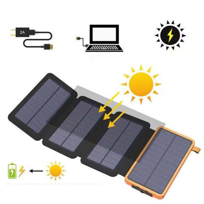 PowerFold | Portable, foldable, waterproof solar power charger