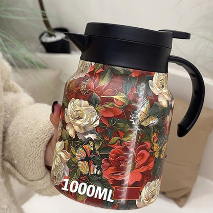 ThermoTeapot | Stainless Steel Teapot with Strainer for a Perfect Tea Experience