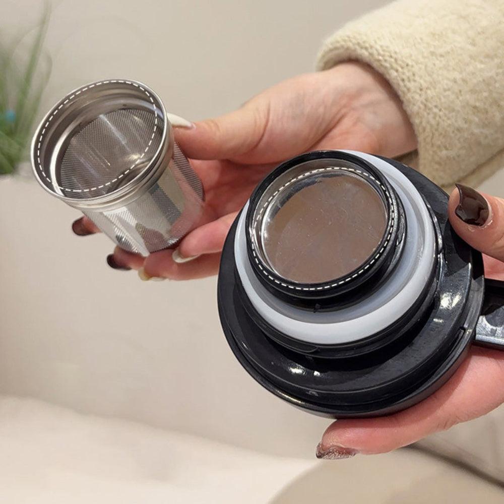 ThermoTeapot | Stainless Steel Teapot with Strainer for a Perfect Tea Experience