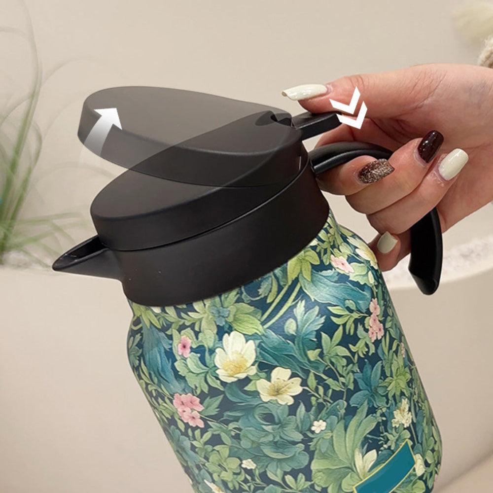 ThermoTeapot | Stainless Steel Teapot with Strainer for a Perfect Tea Experience