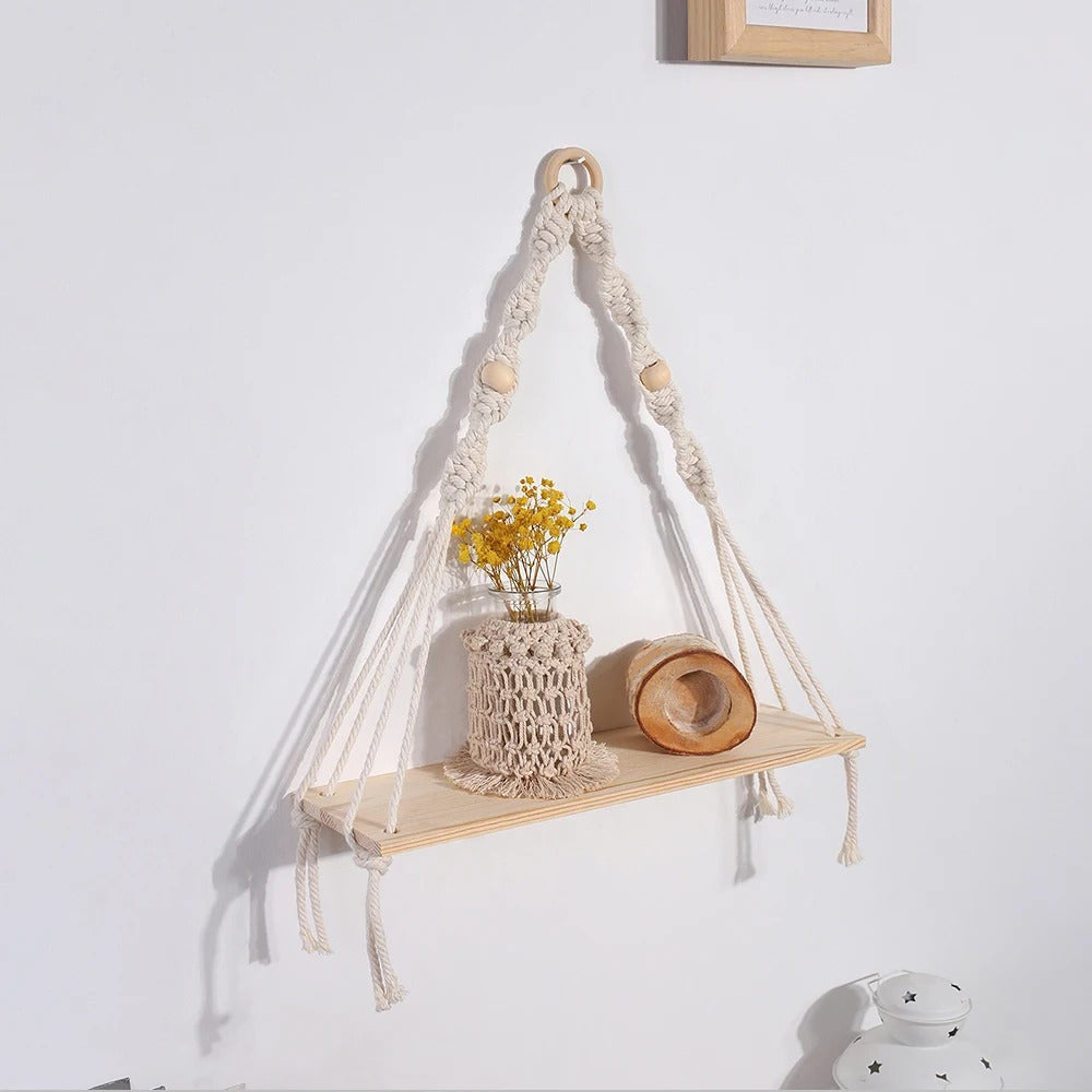 SwingRope | Minimalist & Luxury Hanging Plant Shelf