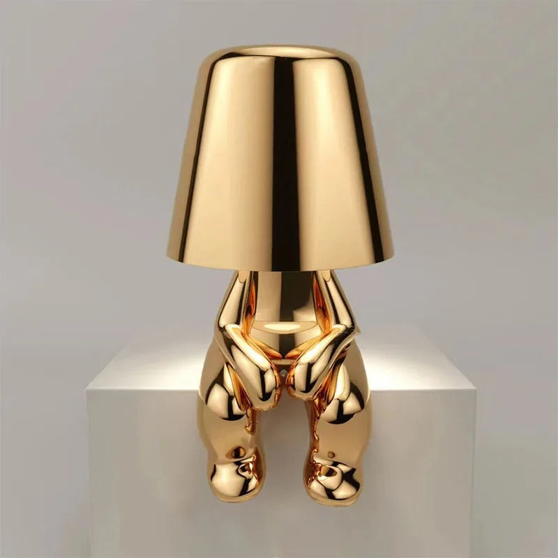 SparkShade | Unique & Luxurious LED Man Table Lamp