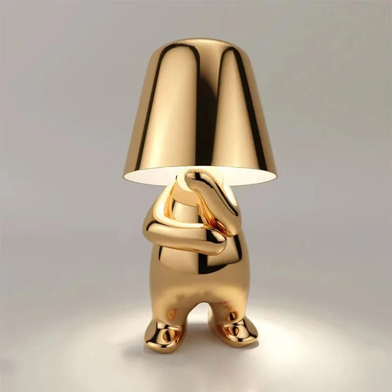 SparkShade | Unique & Luxurious LED Man Table Lamp