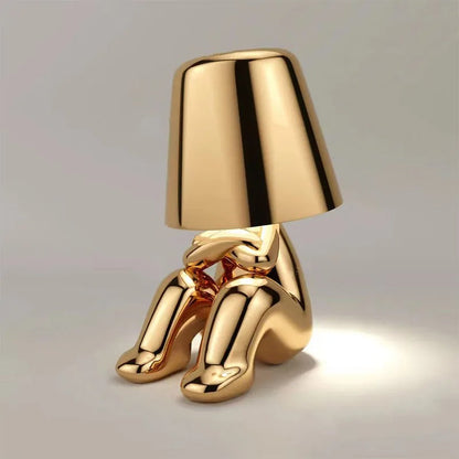 SparkShade | Unique & Luxurious LED Man Table Lamp