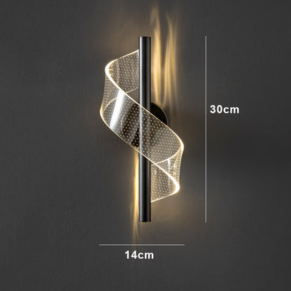 GlowPillar | Luxurious Glass Wall Lamp