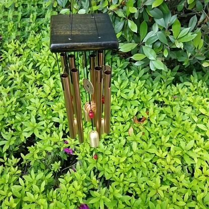 GoldenAura | Classic Copper Bell Wind Chime